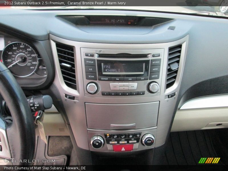 Caramel Bronze Pearl / Warm Ivory 2012 Subaru Outback 2.5i Premium
