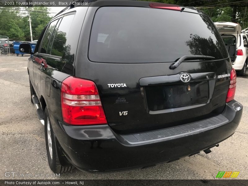 Black / Charcoal 2003 Toyota Highlander V6