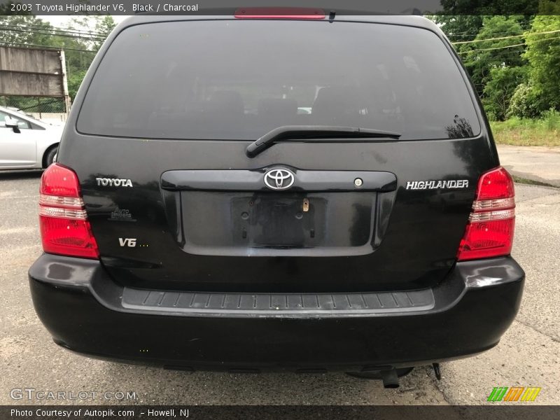 Black / Charcoal 2003 Toyota Highlander V6