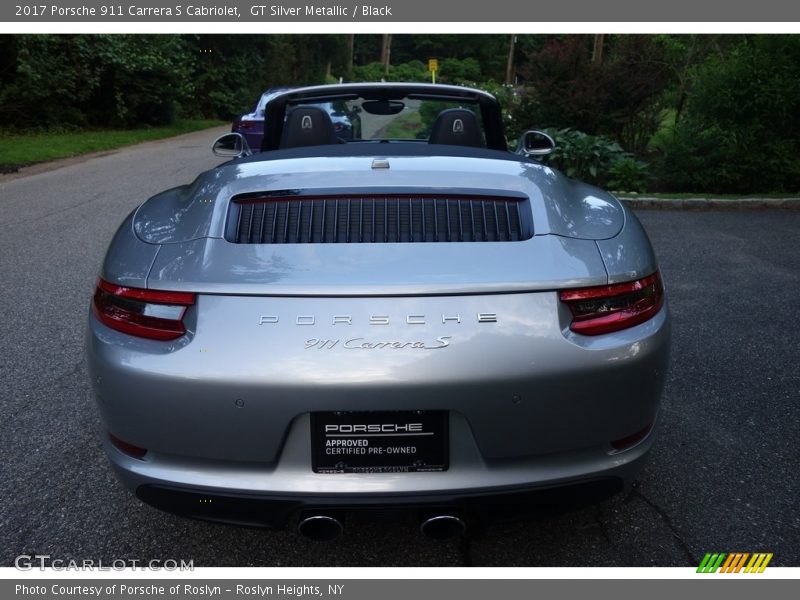 GT Silver Metallic / Black 2017 Porsche 911 Carrera S Cabriolet