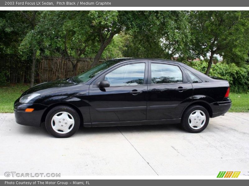 Pitch Black / Medium Graphite 2003 Ford Focus LX Sedan