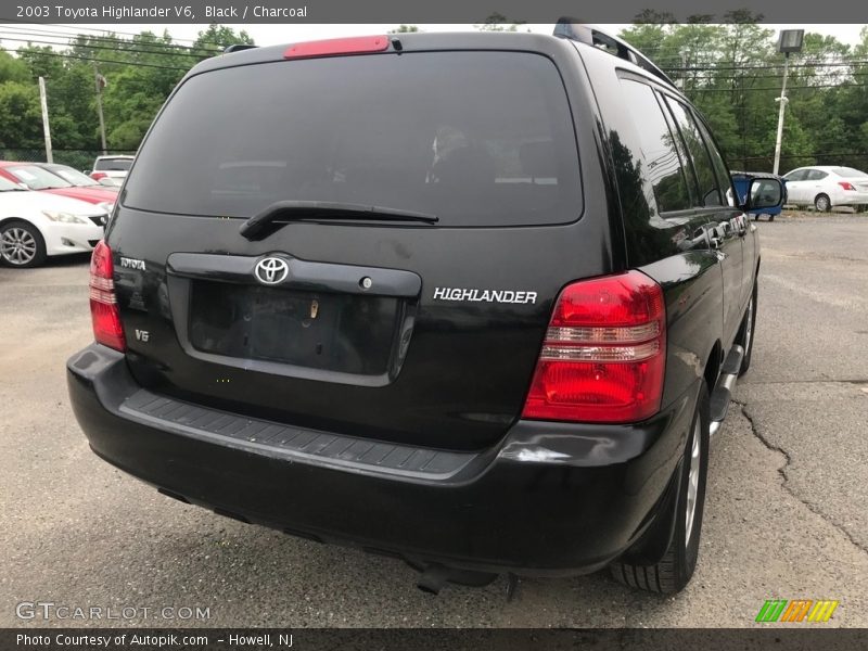 Black / Charcoal 2003 Toyota Highlander V6