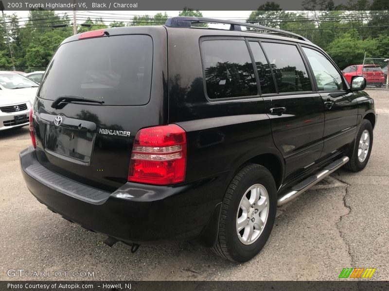 Black / Charcoal 2003 Toyota Highlander V6