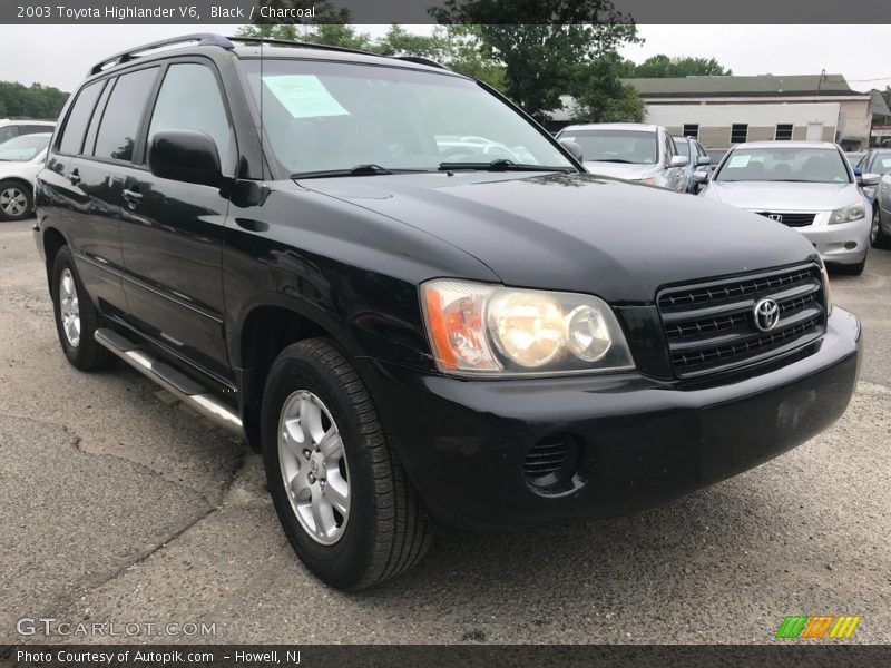 Black / Charcoal 2003 Toyota Highlander V6