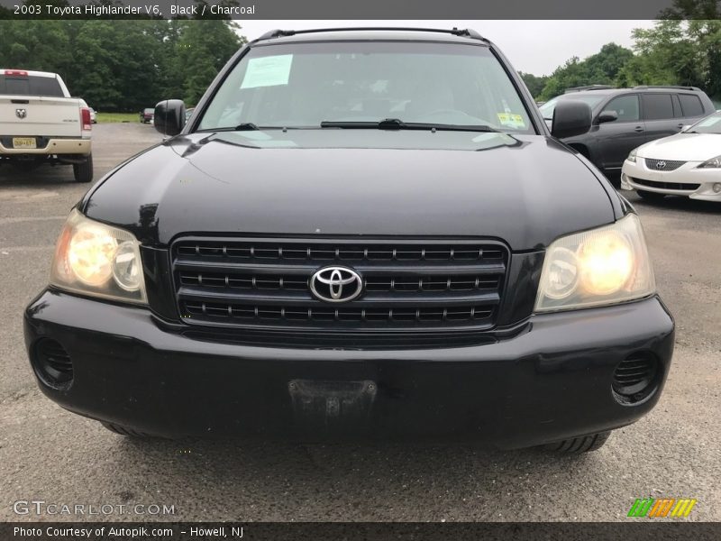 Black / Charcoal 2003 Toyota Highlander V6