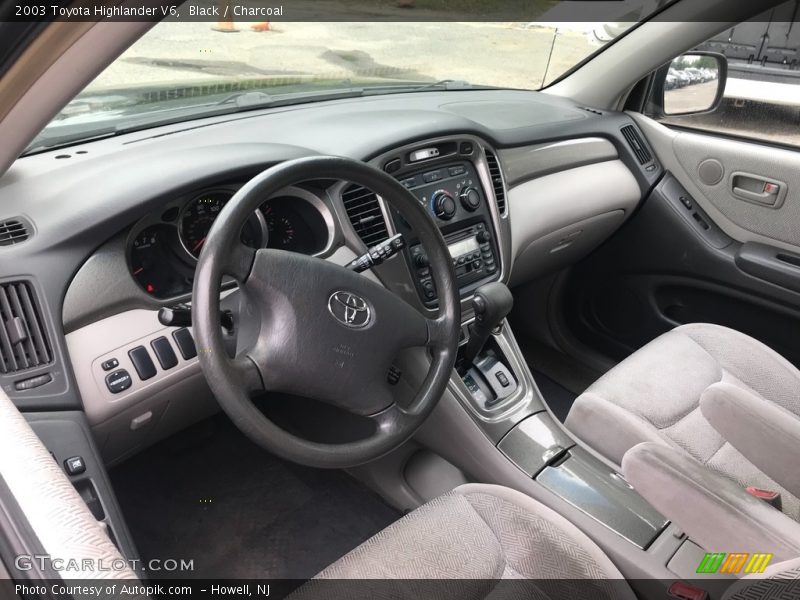 Black / Charcoal 2003 Toyota Highlander V6