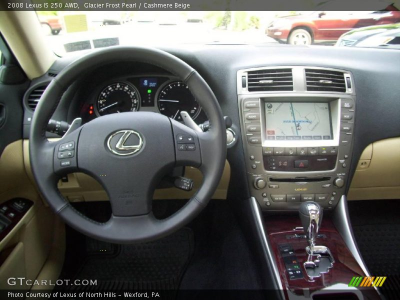 Glacier Frost Pearl / Cashmere Beige 2008 Lexus IS 250 AWD
