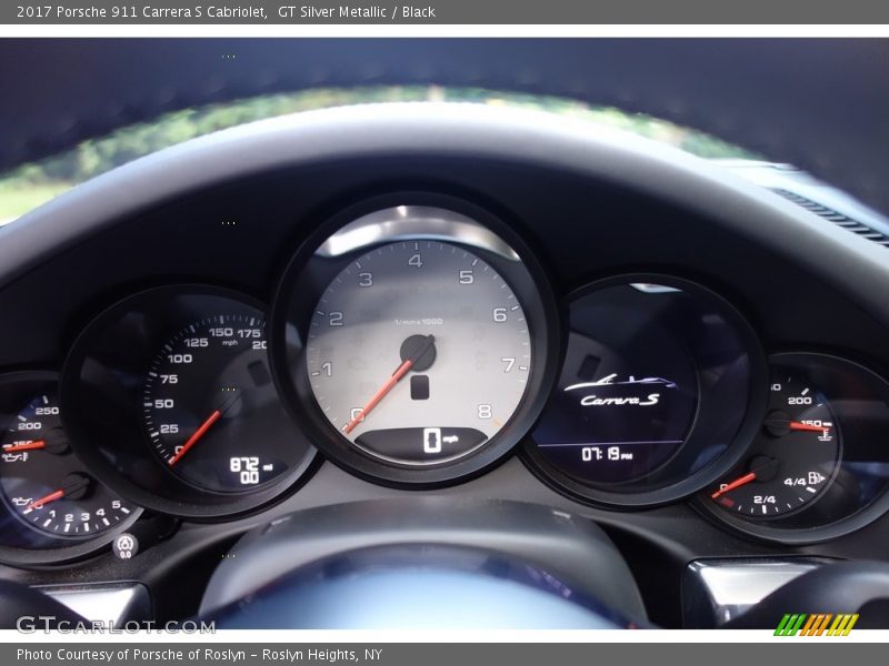  2017 911 Carrera S Cabriolet Carrera S Cabriolet Gauges