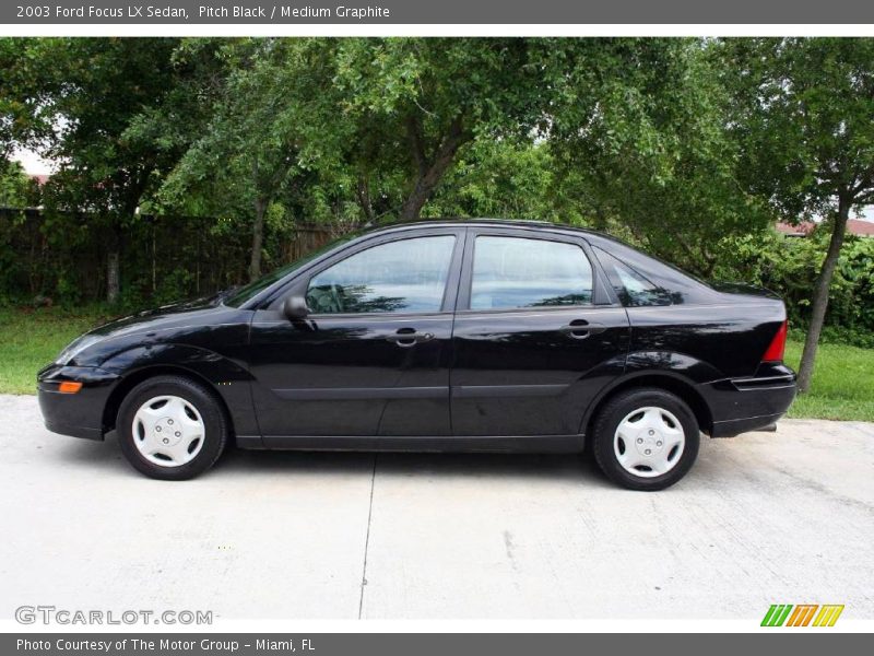 Pitch Black / Medium Graphite 2003 Ford Focus LX Sedan