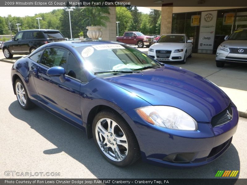 Maizen Blue Pearl / Dark Charcoal 2009 Mitsubishi Eclipse GS Coupe