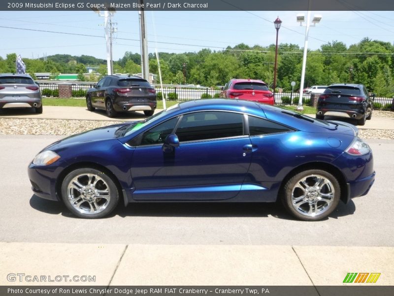 Maizen Blue Pearl / Dark Charcoal 2009 Mitsubishi Eclipse GS Coupe