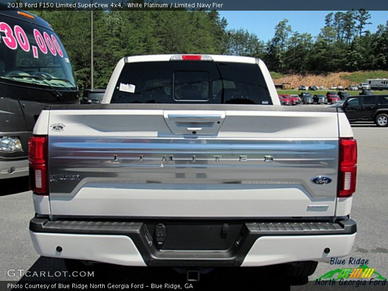 White Platinum / Limited Navy Pier 2018 Ford F150 Limited SuperCrew 4x4