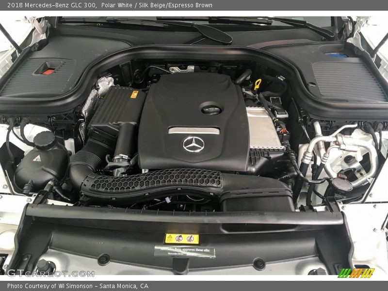 Polar White / Silk Beige/Espresso Brown 2018 Mercedes-Benz GLC 300