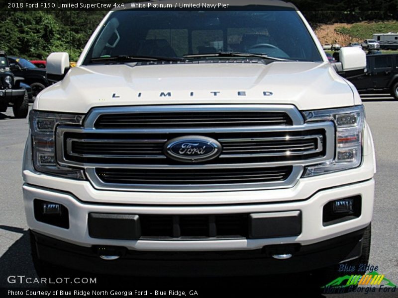 White Platinum / Limited Navy Pier 2018 Ford F150 Limited SuperCrew 4x4