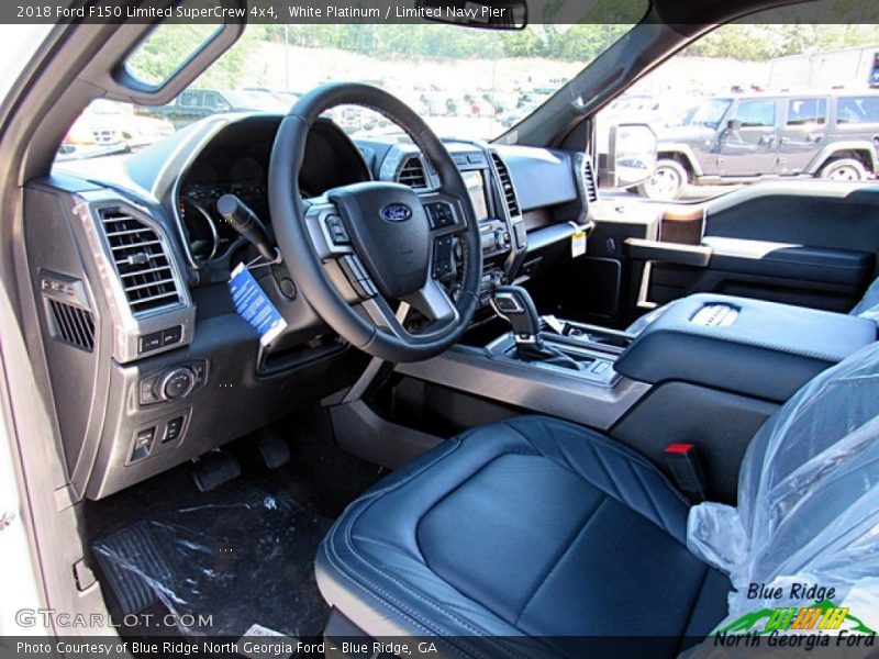 White Platinum / Limited Navy Pier 2018 Ford F150 Limited SuperCrew 4x4