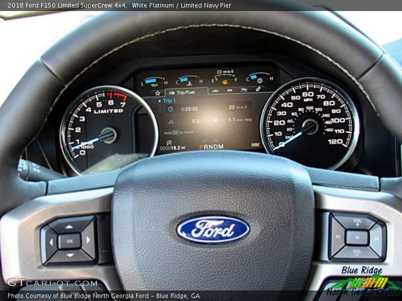 White Platinum / Limited Navy Pier 2018 Ford F150 Limited SuperCrew 4x4