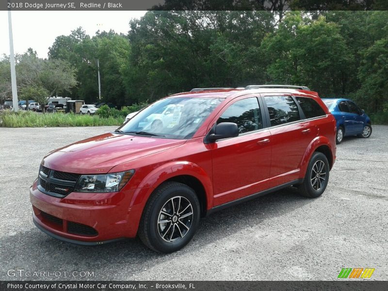 Redline / Black 2018 Dodge Journey SE
