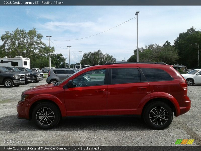 Redline / Black 2018 Dodge Journey SE