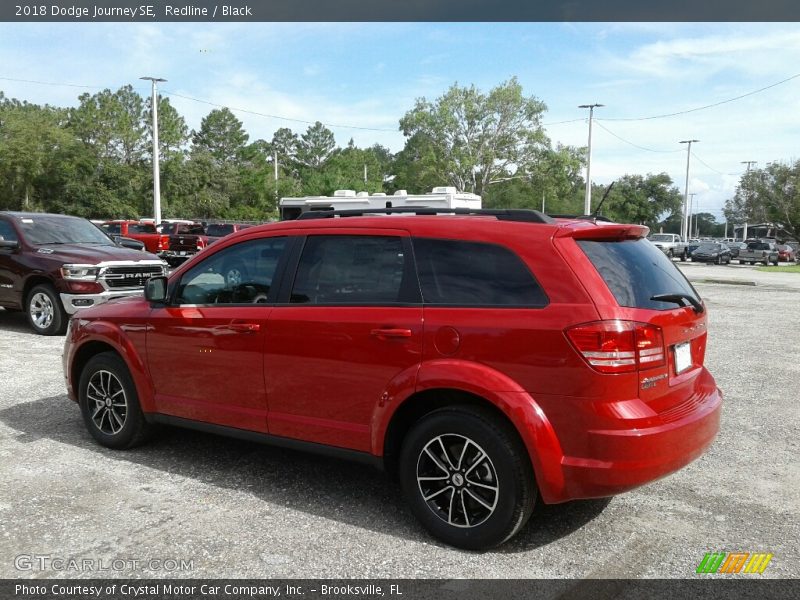 Redline / Black 2018 Dodge Journey SE
