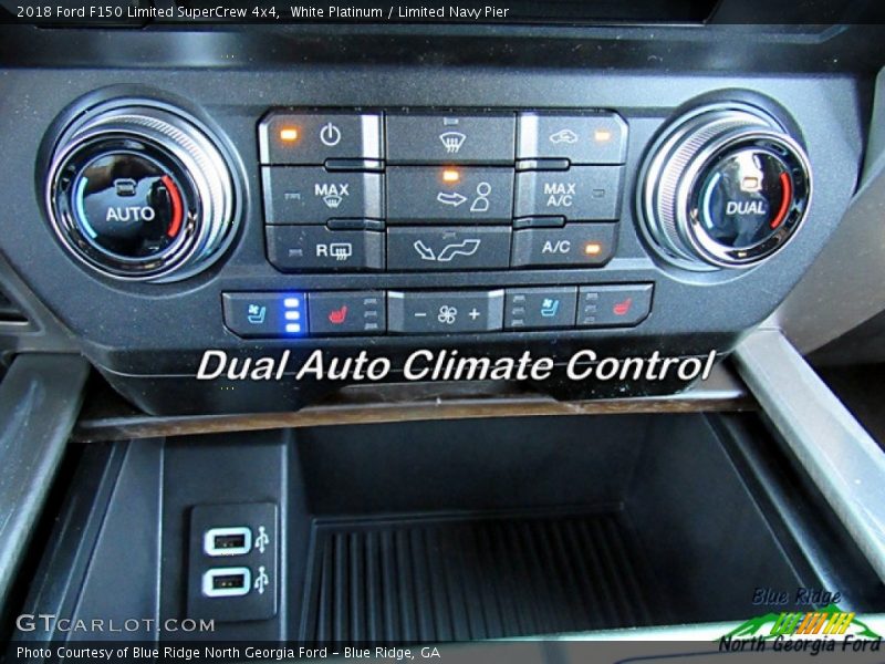 White Platinum / Limited Navy Pier 2018 Ford F150 Limited SuperCrew 4x4
