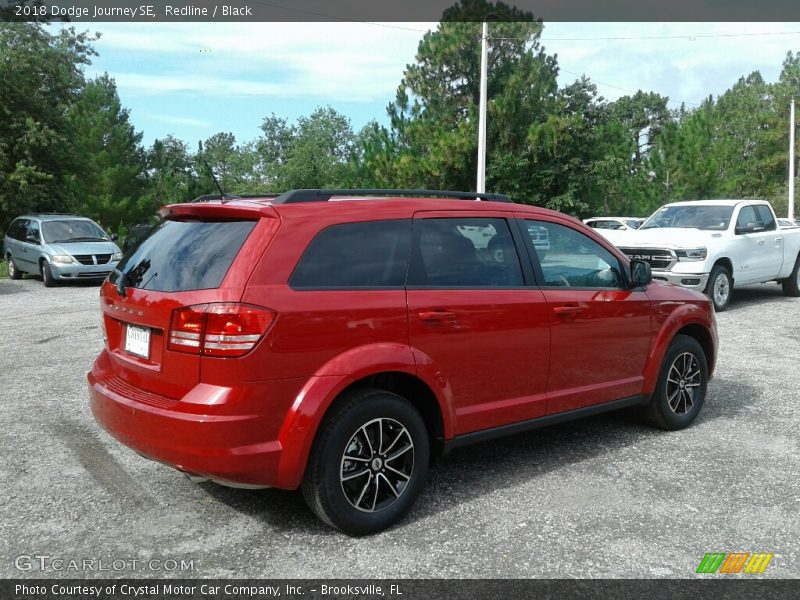 Redline / Black 2018 Dodge Journey SE
