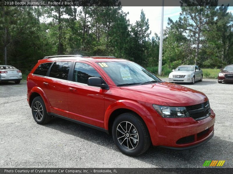 Redline / Black 2018 Dodge Journey SE