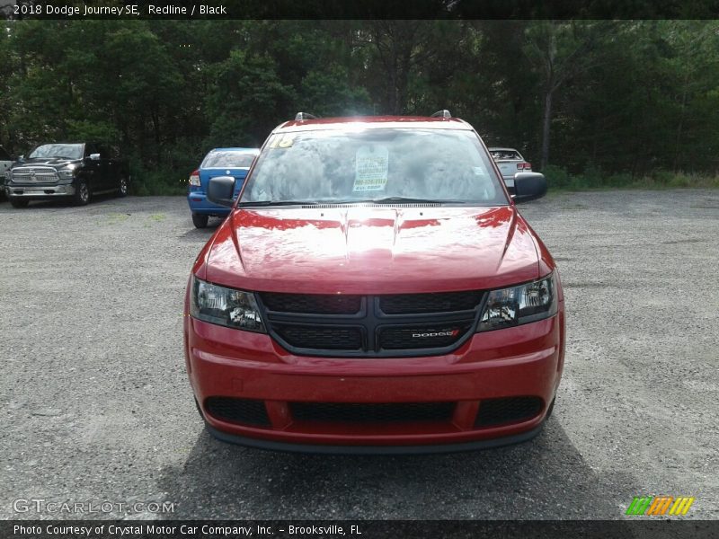 Redline / Black 2018 Dodge Journey SE