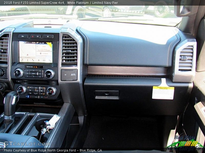 White Platinum / Limited Navy Pier 2018 Ford F150 Limited SuperCrew 4x4