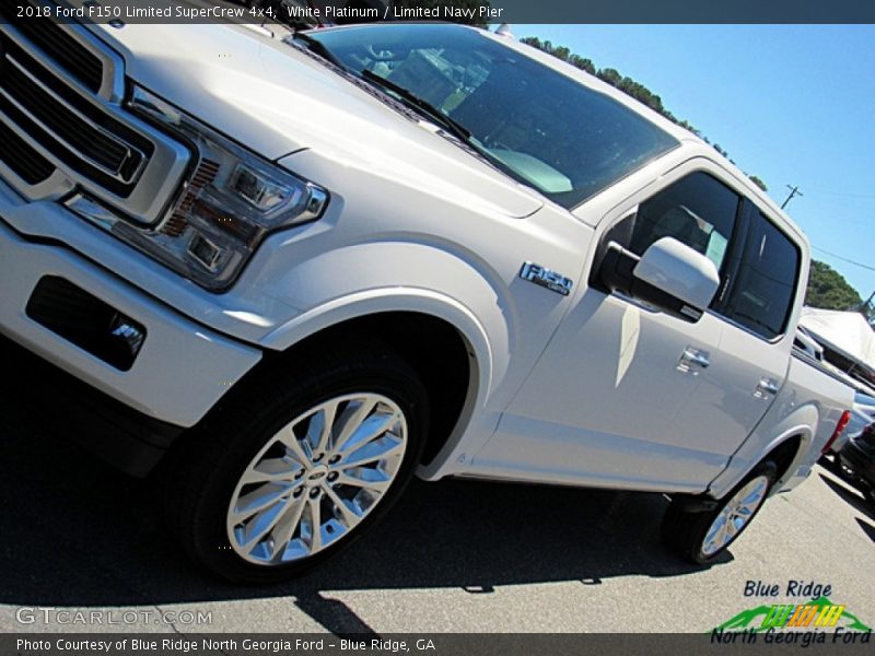 White Platinum / Limited Navy Pier 2018 Ford F150 Limited SuperCrew 4x4