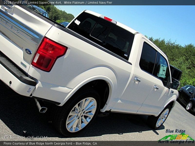 White Platinum / Limited Navy Pier 2018 Ford F150 Limited SuperCrew 4x4