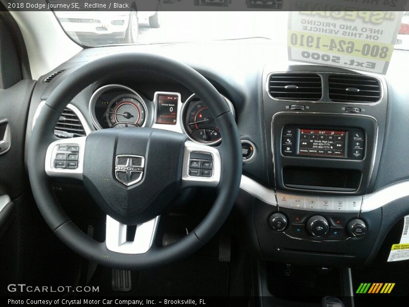 Redline / Black 2018 Dodge Journey SE