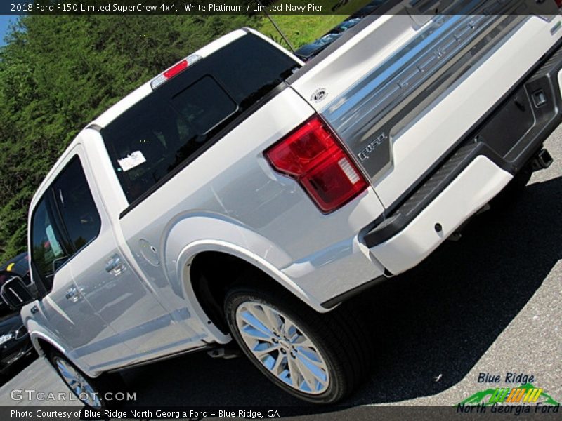 White Platinum / Limited Navy Pier 2018 Ford F150 Limited SuperCrew 4x4