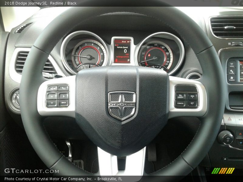 Redline / Black 2018 Dodge Journey SE
