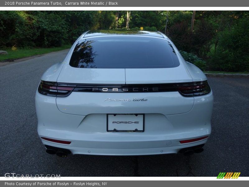Carrara White Metallic / Black 2018 Porsche Panamera Turbo