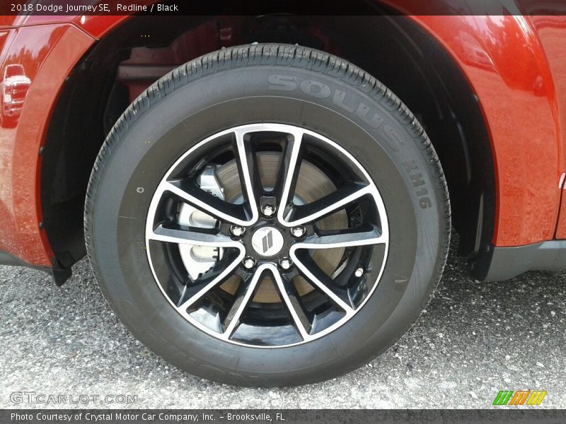Redline / Black 2018 Dodge Journey SE