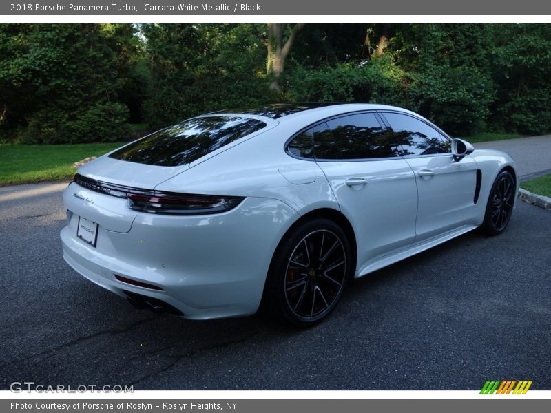 Carrara White Metallic / Black 2018 Porsche Panamera Turbo