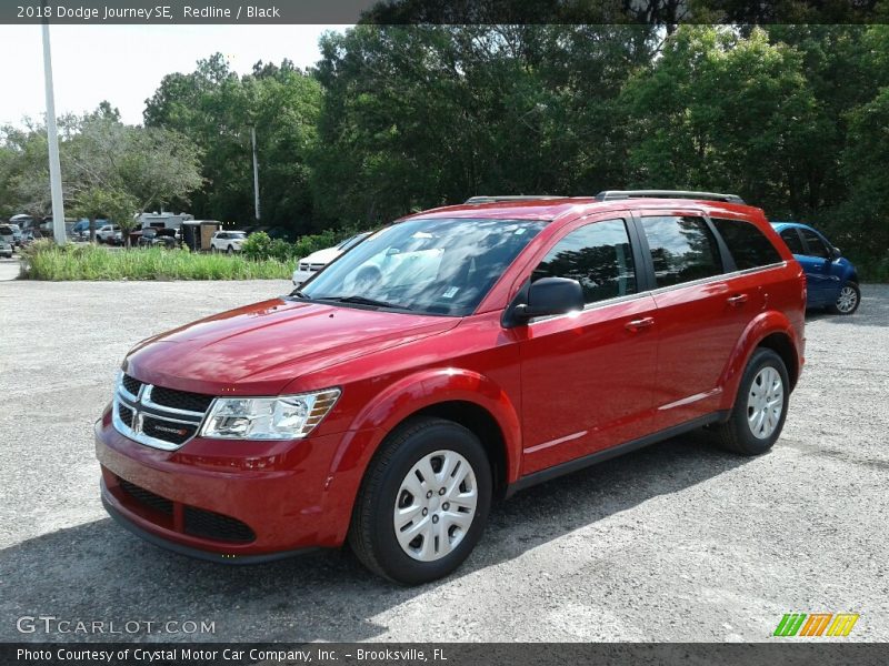 Redline / Black 2018 Dodge Journey SE