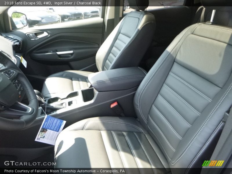 Ingot Silver / Charcoal Black 2018 Ford Escape SEL 4WD