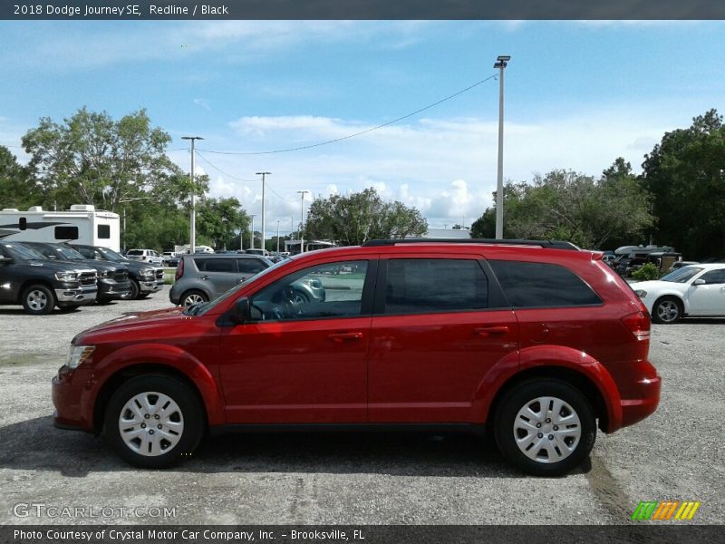Redline / Black 2018 Dodge Journey SE