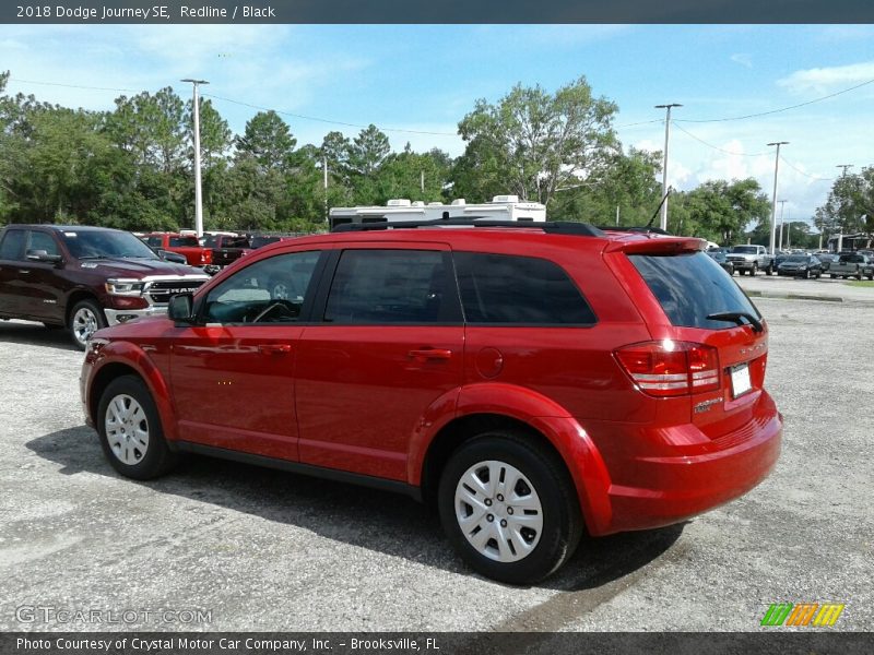 Redline / Black 2018 Dodge Journey SE