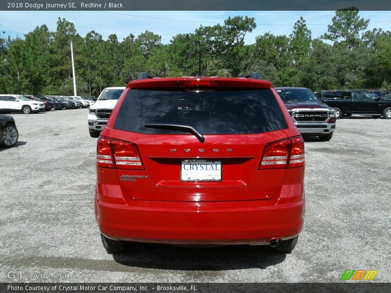 Redline / Black 2018 Dodge Journey SE