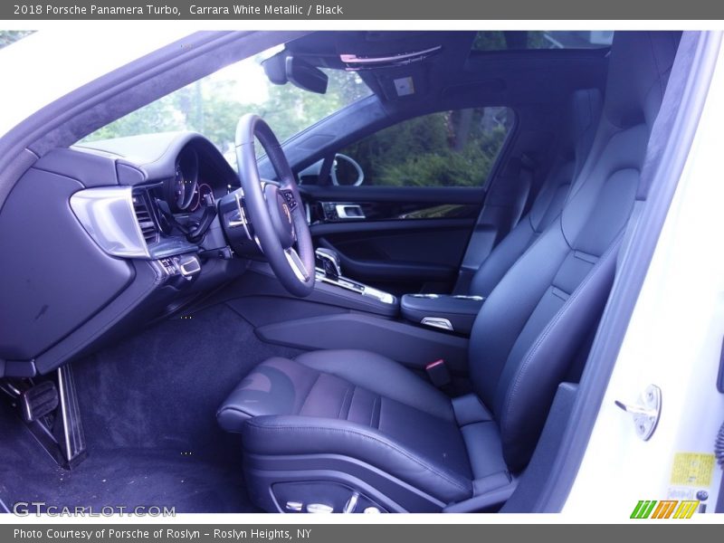 Carrara White Metallic / Black 2018 Porsche Panamera Turbo