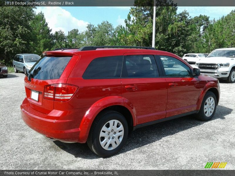 Redline / Black 2018 Dodge Journey SE