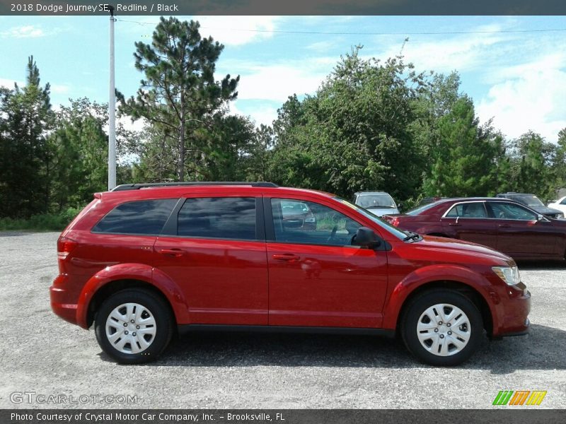 Redline / Black 2018 Dodge Journey SE