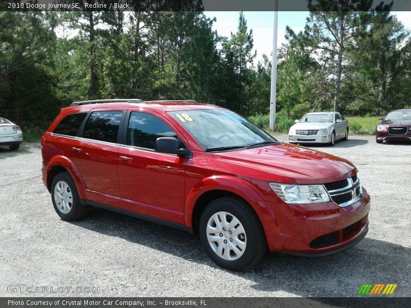 Redline / Black 2018 Dodge Journey SE