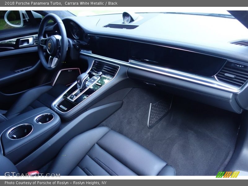 Carrara White Metallic / Black 2018 Porsche Panamera Turbo