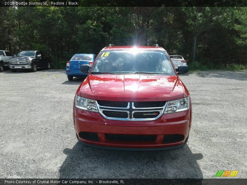 Redline / Black 2018 Dodge Journey SE