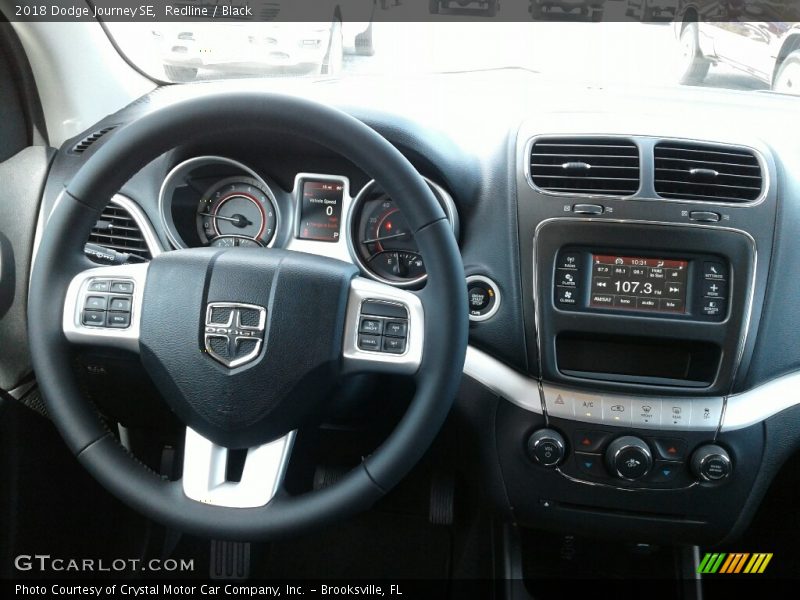 Redline / Black 2018 Dodge Journey SE