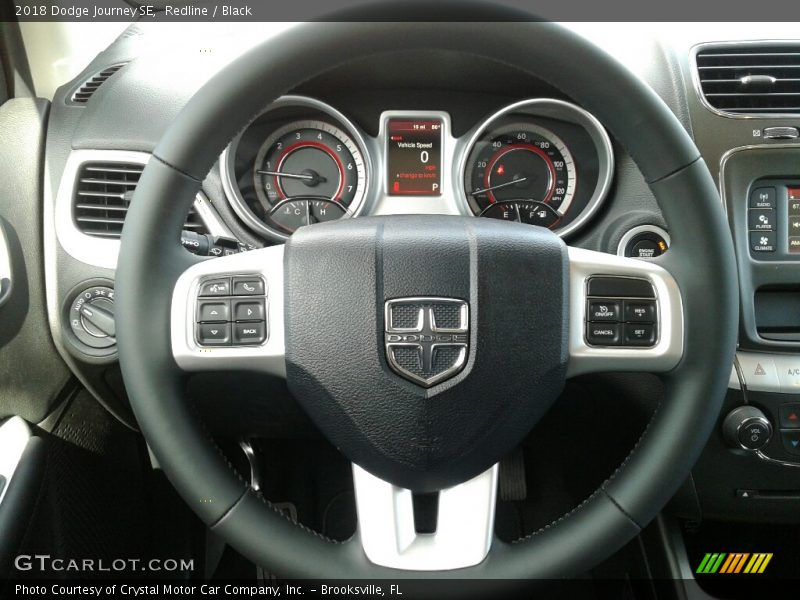 Redline / Black 2018 Dodge Journey SE