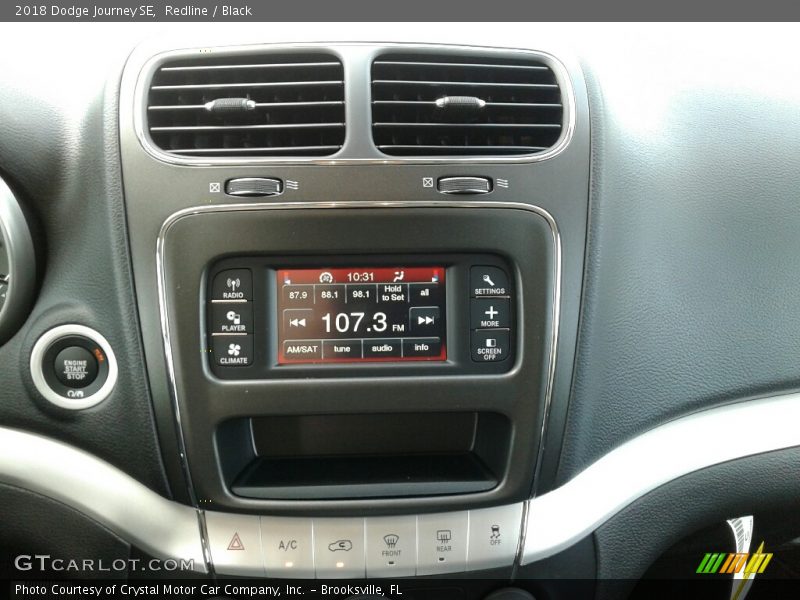 Redline / Black 2018 Dodge Journey SE